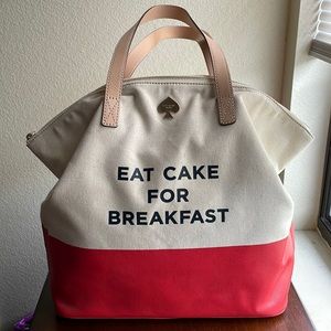 Kate Spade Eat Cake for Breakfast Tote